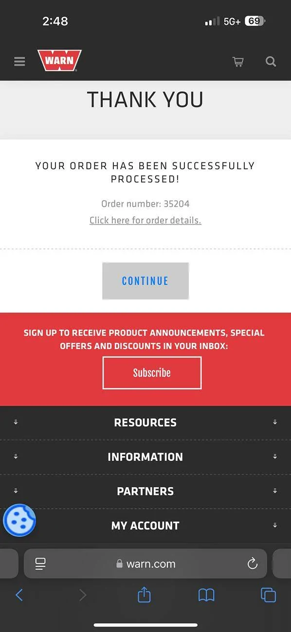 Jeep Gladiator 40 % off Warn Code IMG_5367