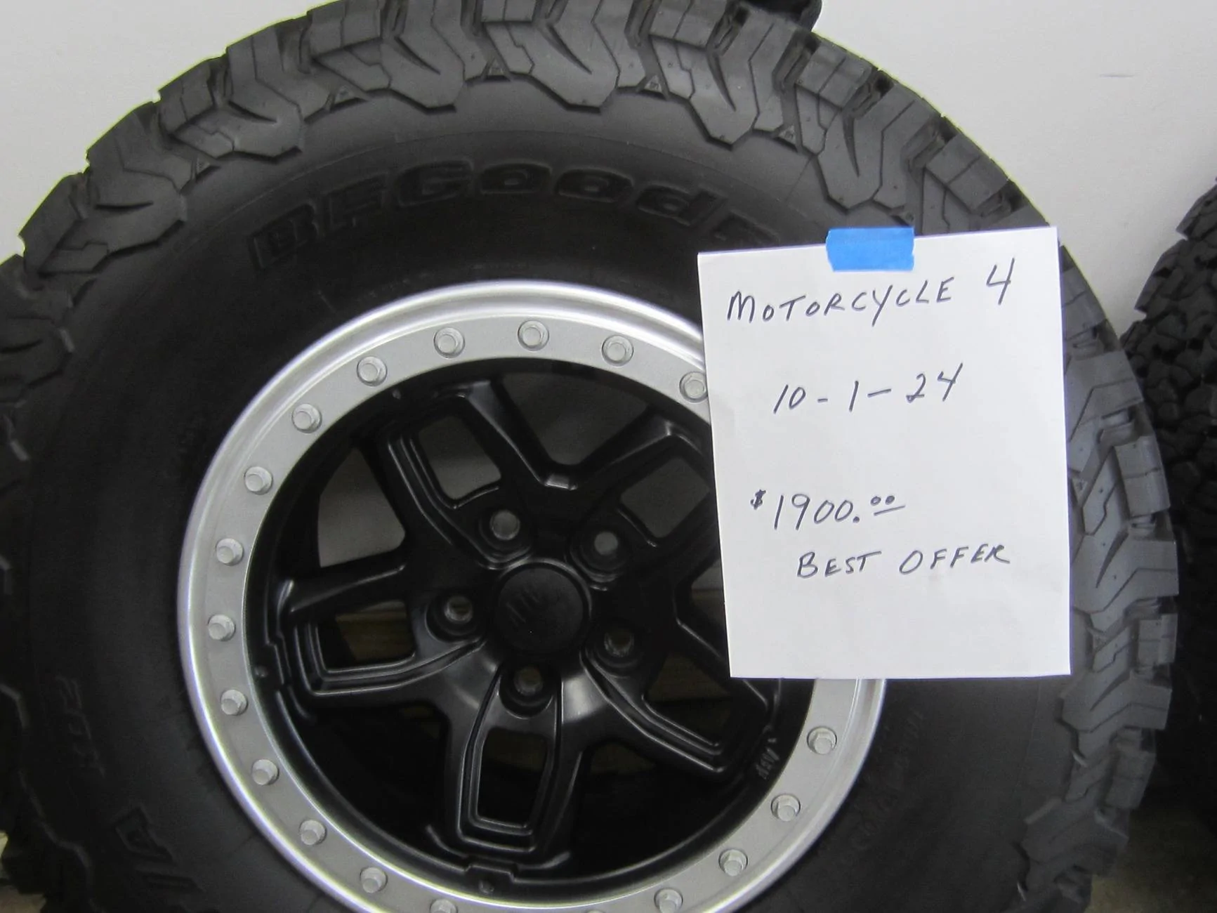 Jeep Gladiator tires wheels for sale IMG_5157