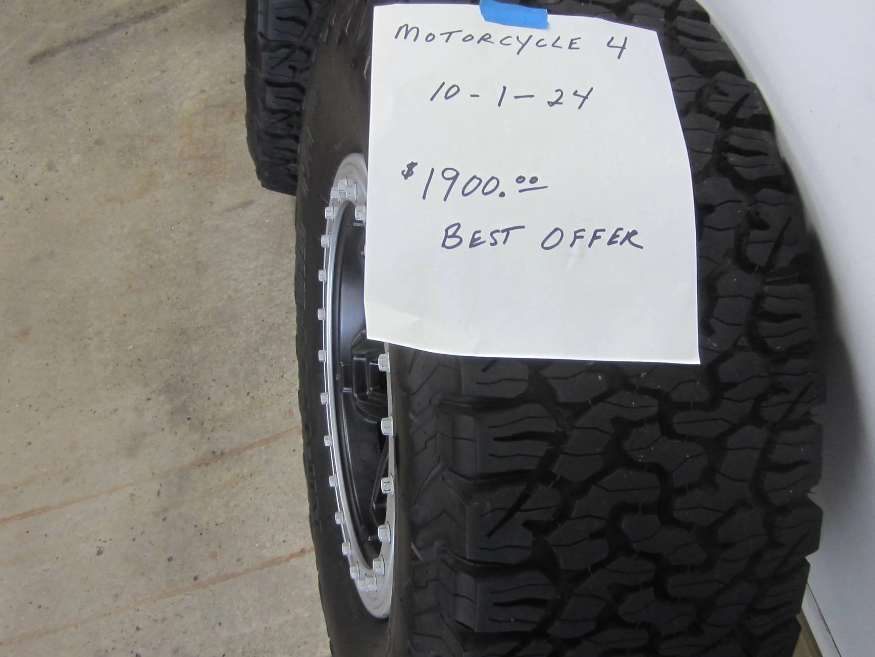 Jeep Gladiator tires wheels for sale IMG_5158