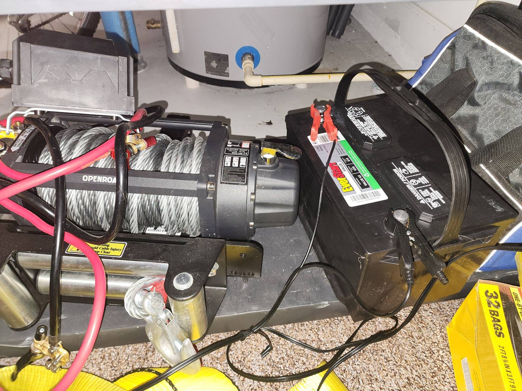 Jeep Gladiator PORTABLE WINCH (not bumper installed) winch