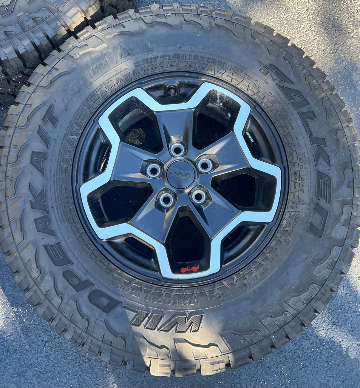 Jeep Gladiator 4 factory Rubicon wheels and tires - $800 IMG_1352