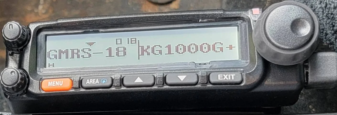 Jeep Gladiator MY GMRS radio build and installation. RADIO-CLOSE