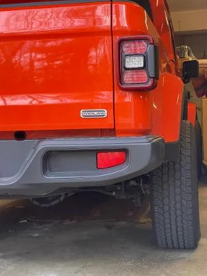 Jeep Gladiator Tire Question GladiatorRear w-2in spacers