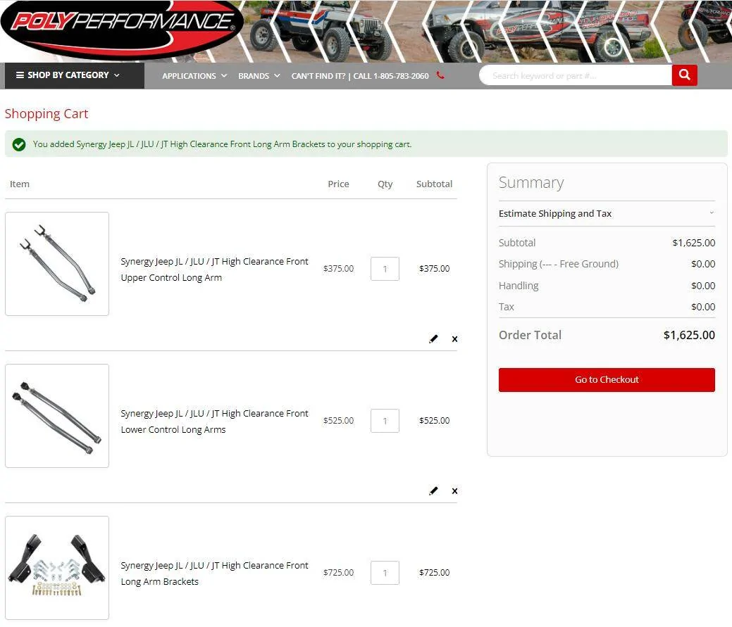 Jeep Gladiator Long Arm Brand Selection 1728570372774-