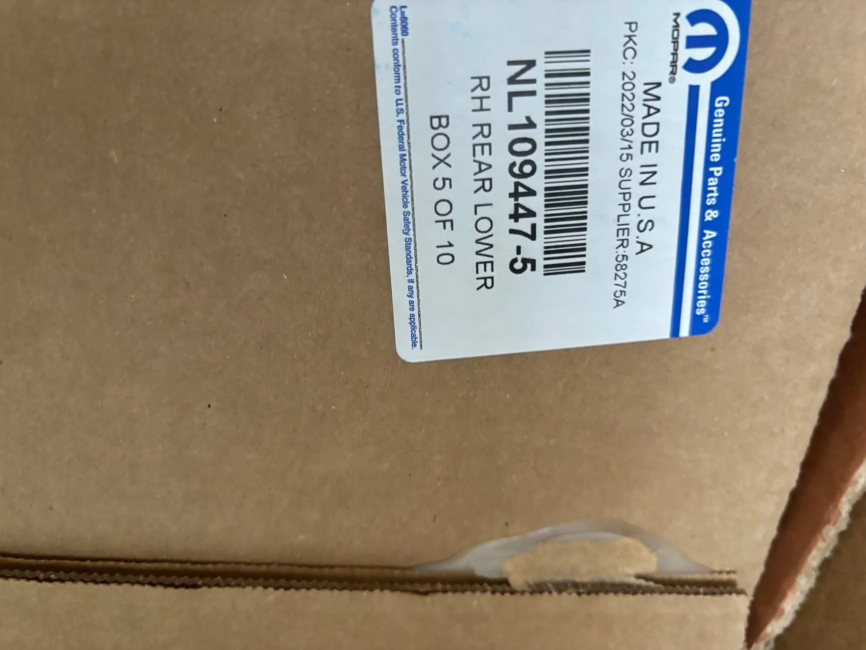 Jeep Gladiator New in Box complete half doors and mirrors Hydro Blue IMG_5341
