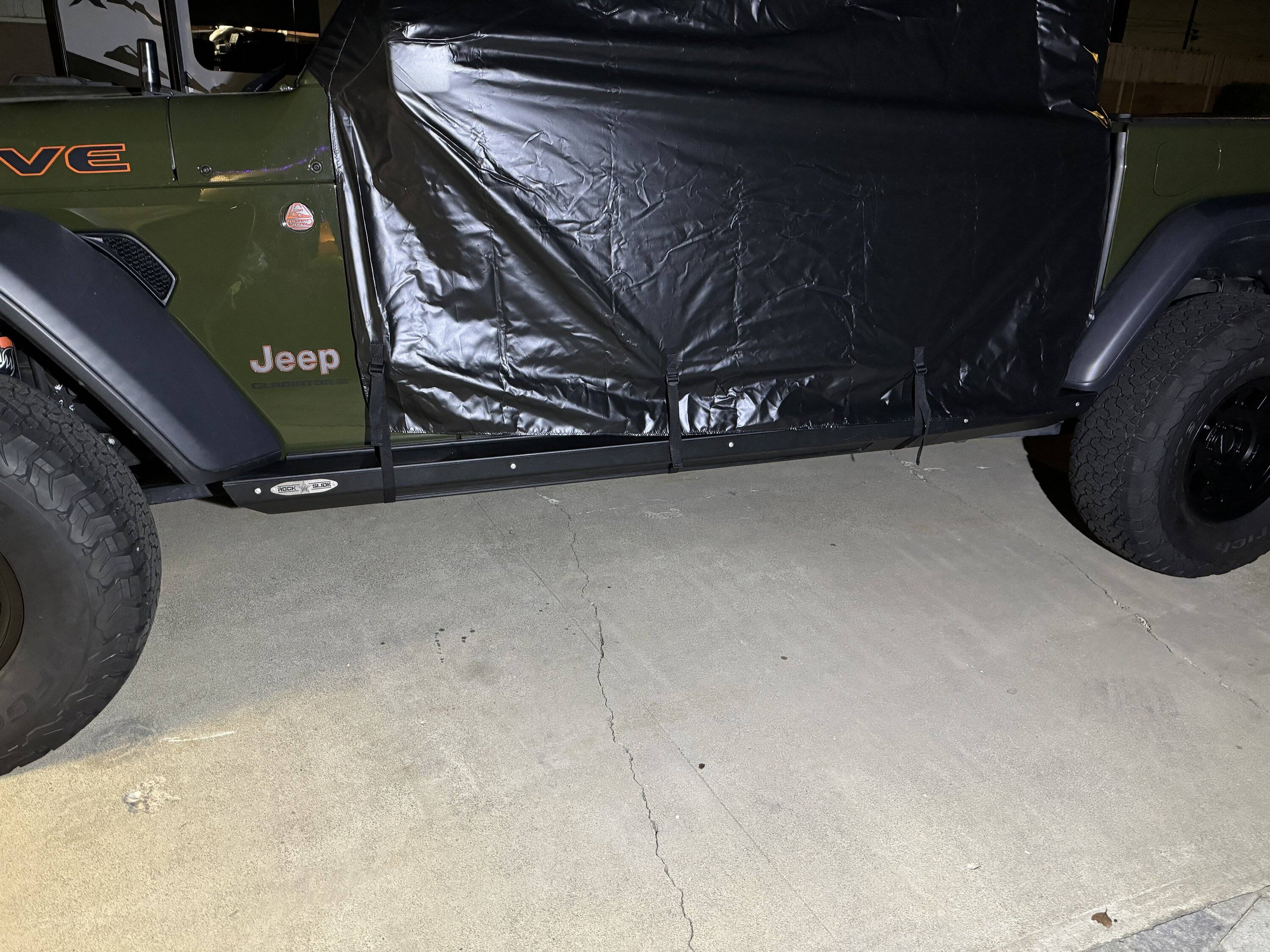 Jeep Gladiator It's ALMOST DONE... (yeah right) - Sarge Green with half doors and 37s IMG_8115
