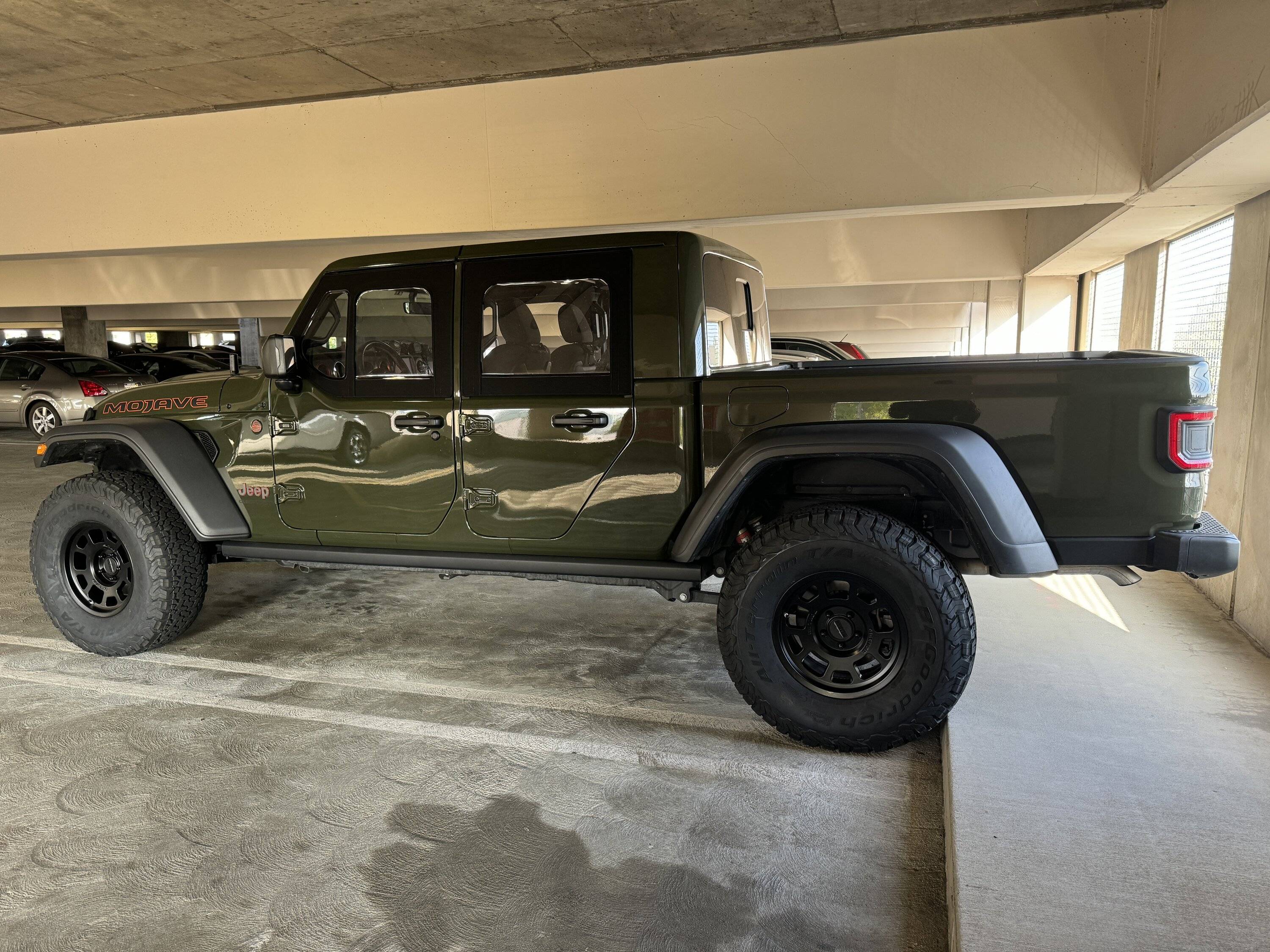 Jeep Gladiator It's ALMOST DONE... (yeah right) - Sarge Green with half doors and 37s IMG_8095