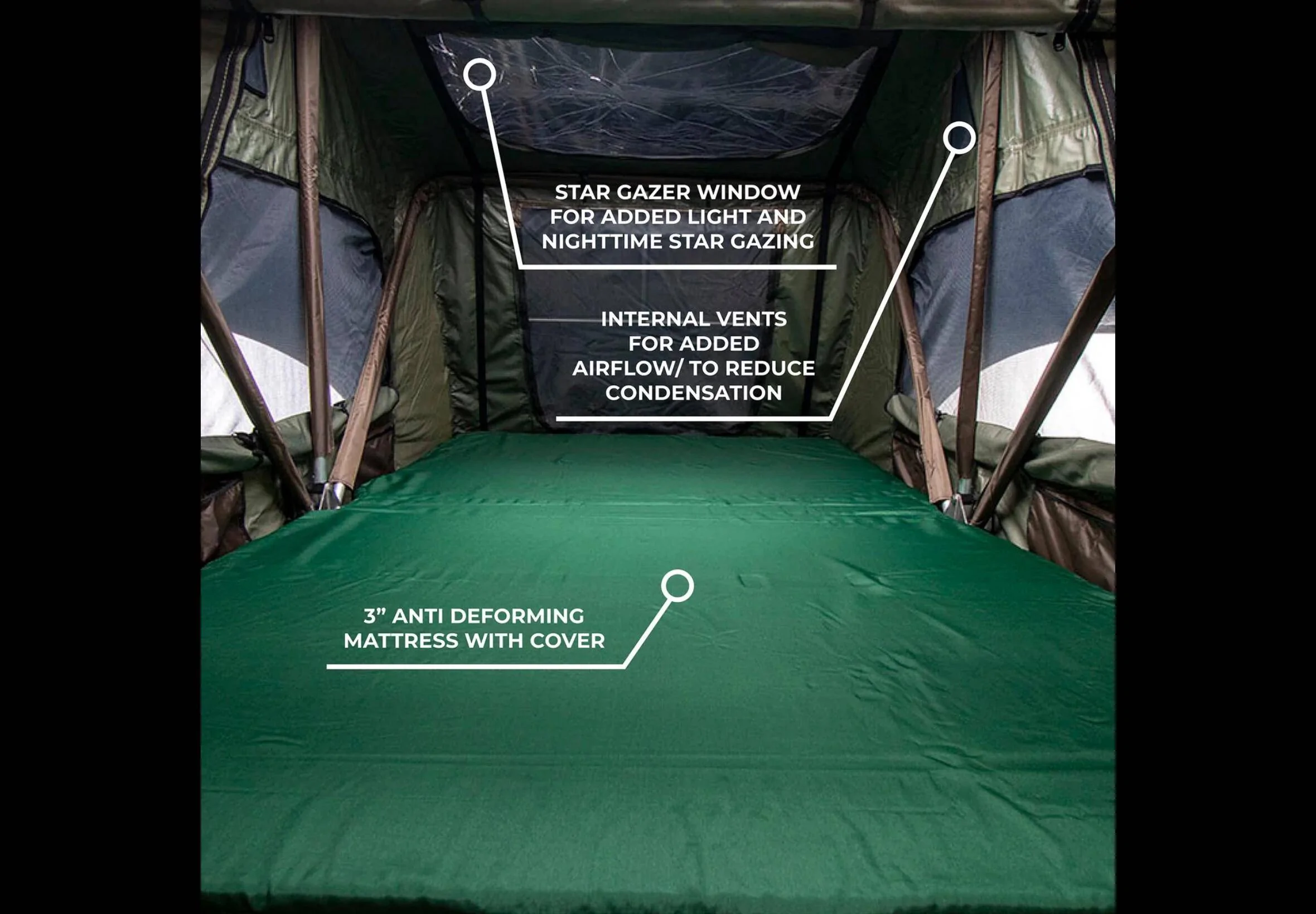 Jeep Gladiator CVT Roof Top Tent with annex - Large IMG_2026