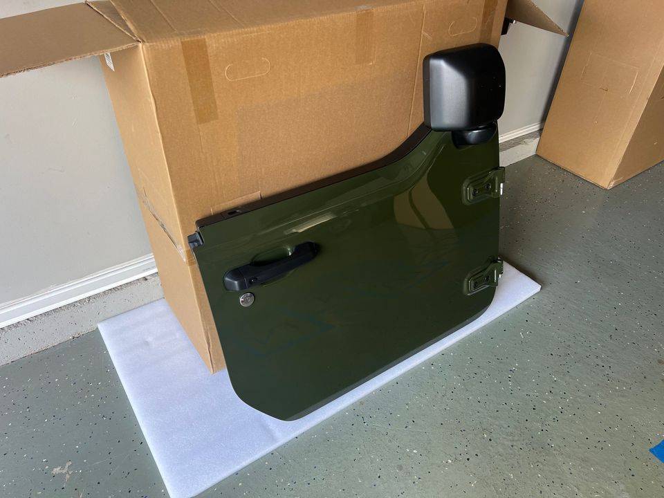 Jeep Gladiator Sarge Green Half Doors For Sale - $4,500 OBO 1 pass front