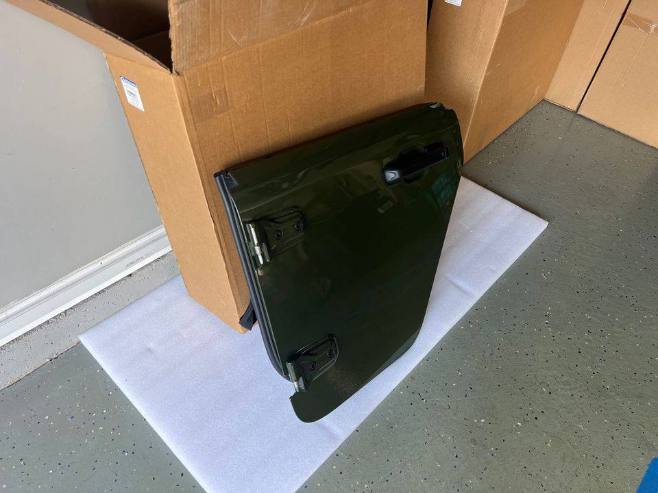 Jeep Gladiator Sarge Green Half Doors For Sale - $4,500 OBO 6 driver rear