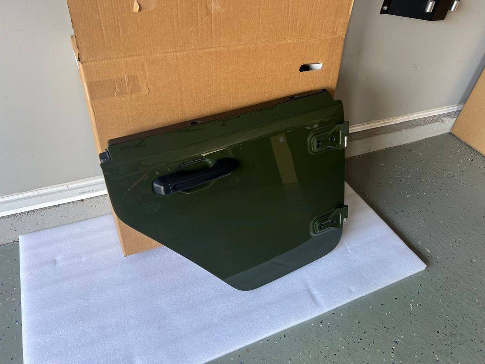 Jeep Gladiator Sarge Green Half Doors For Sale - $4,500 OBO 8 pass rear