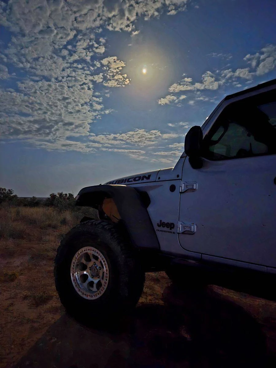 Jeep Gladiator Texas' Merus Adventure Park Oct 2024 20241013_195700Sm