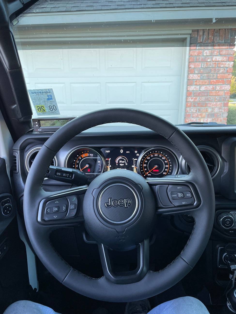 Jeep Gladiator Steer smarts brace steering wheel clocking IMG_6220