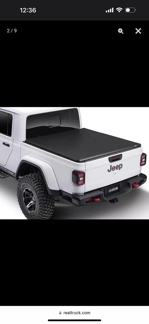 Jeep Gladiator Tonneau Cover IMG_6091