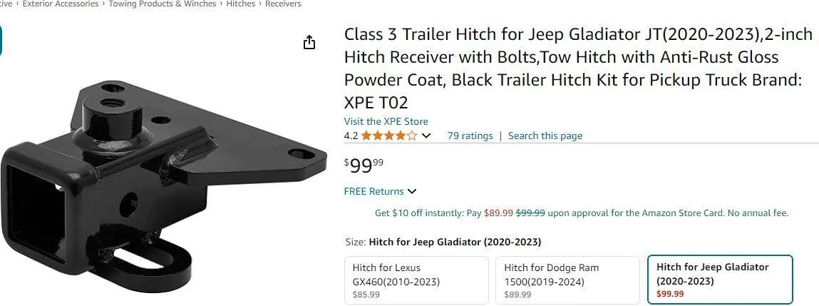 Jeep Gladiator 23 Overland with factory tow package minus the receiver 1729595198915-1k