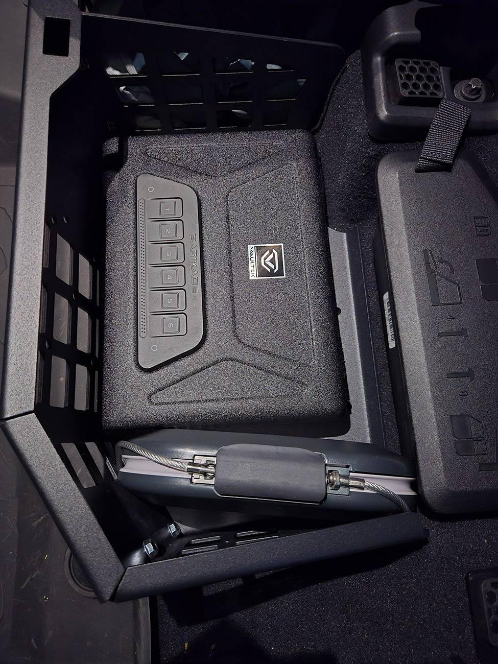 Jeep Gladiator Handgun safe/lockbox recommendations 20241022_114859