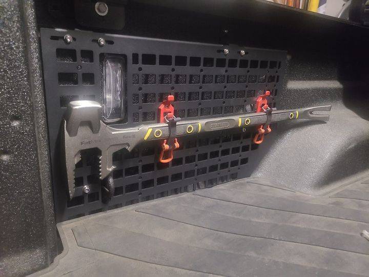 Jeep Gladiator Show us your newest (most recent) Jeep add-on! Molle panel with Stanley FatMax