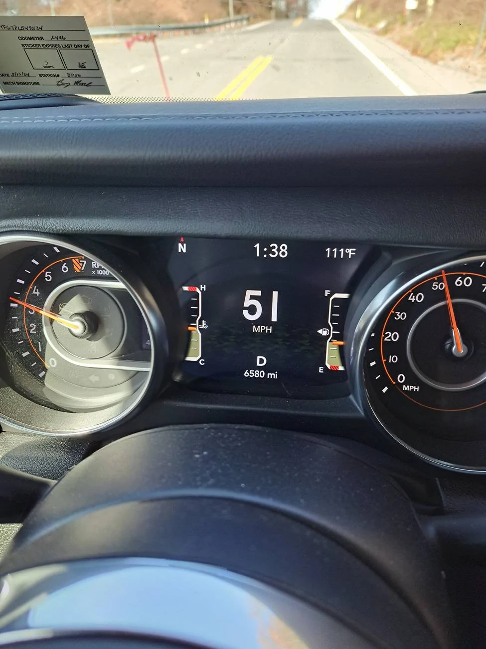 Jeep Gladiator Outside Temperature sensor 20241028_133827