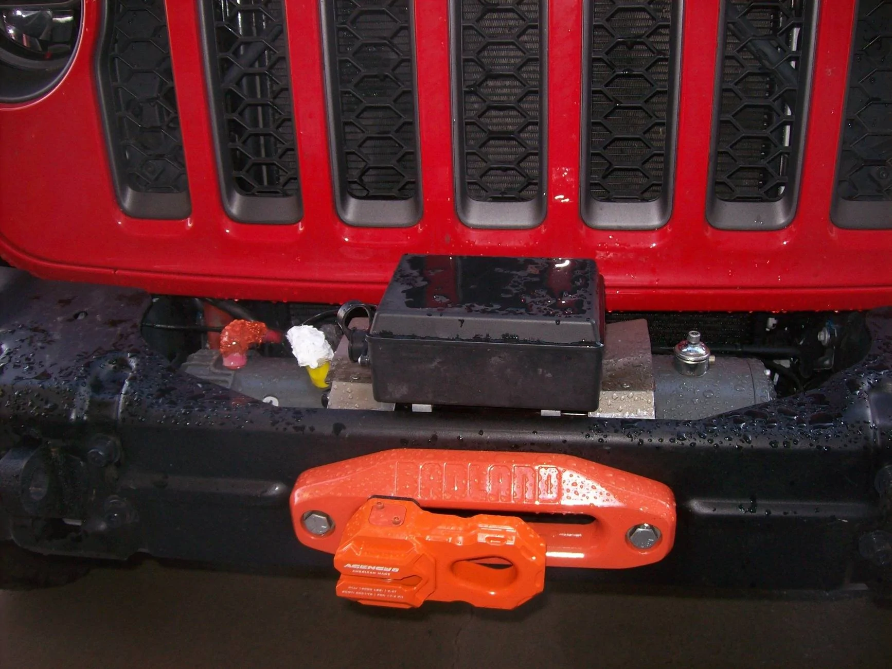 Jeep Gladiator Fairlead options for synthetic rope without a hook 101_2522