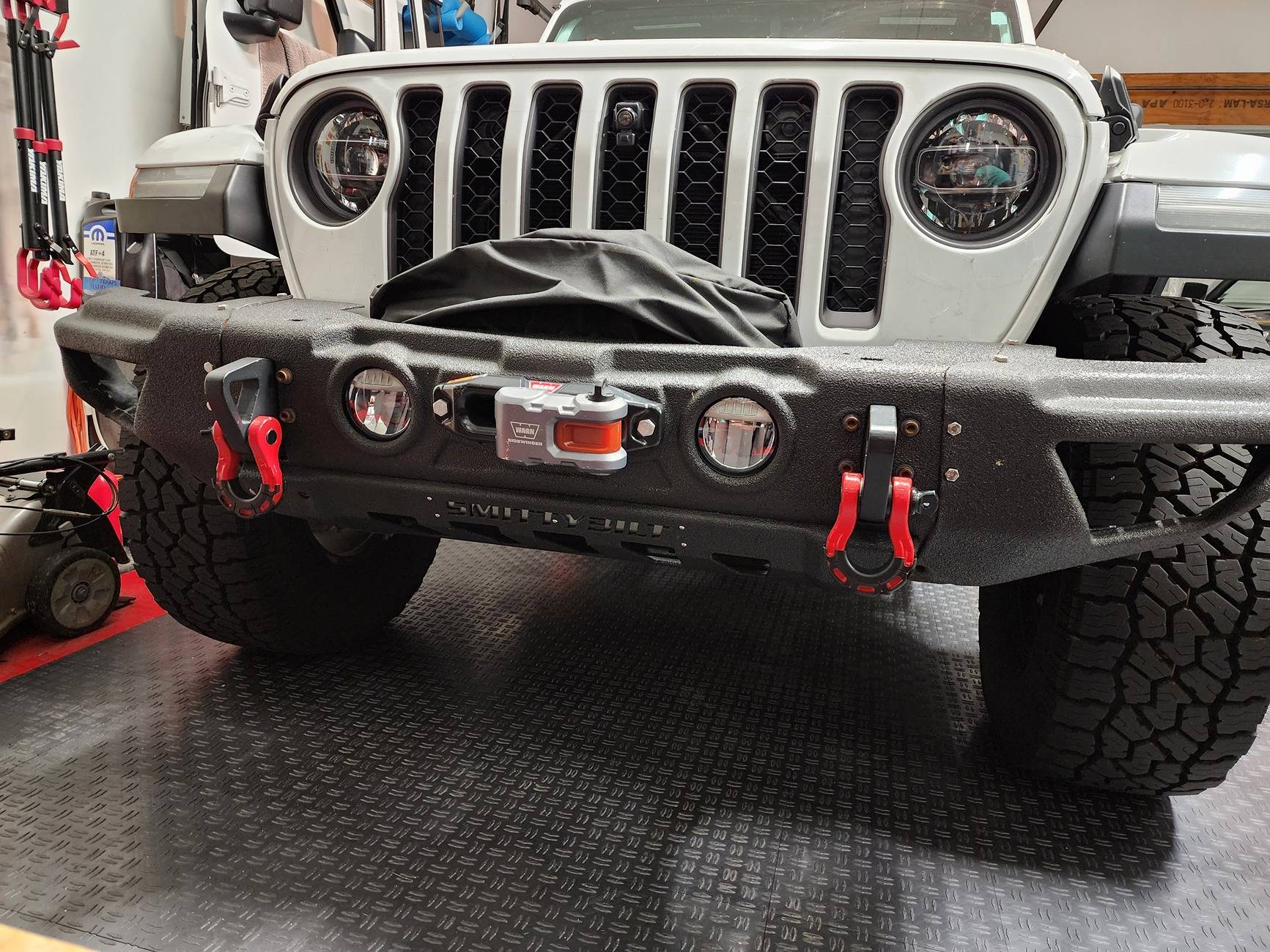 Jeep Gladiator Fairlead options for synthetic rope without a hook 20240912_203400