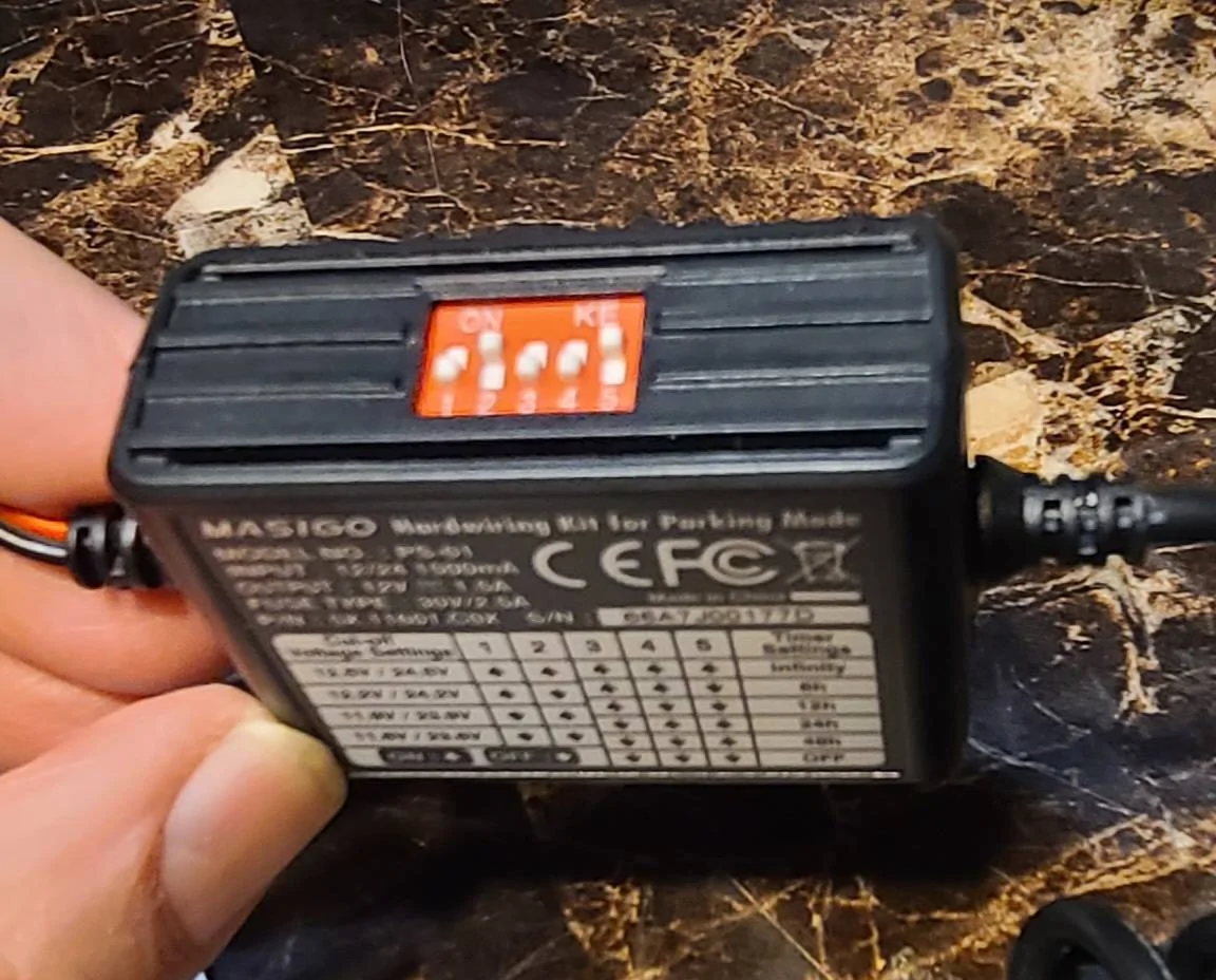 Jeep Gladiator Camera runs battery down 20241105_005836
