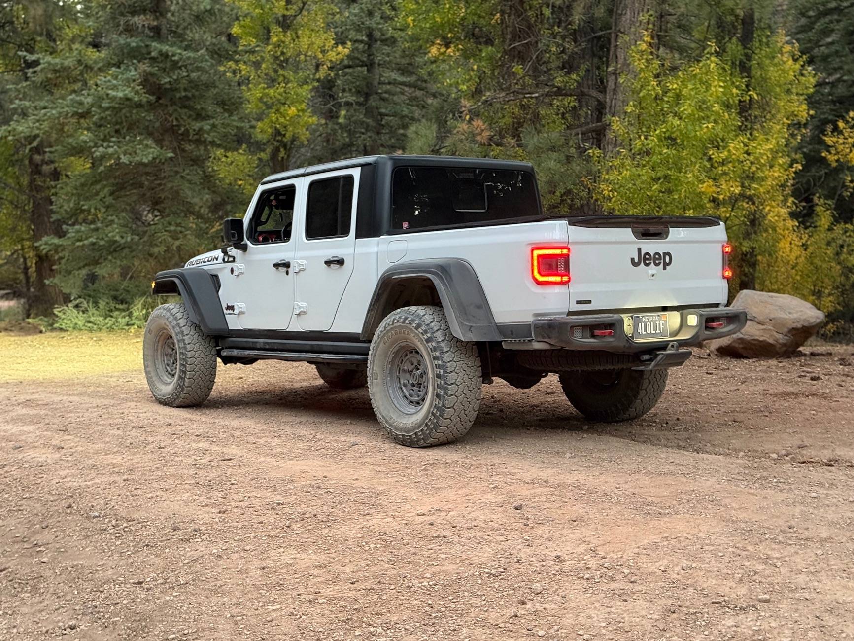 Jeep Gladiator White Knuckle Sliders with Rocker Guards or with Rubi Rails IMG_6124