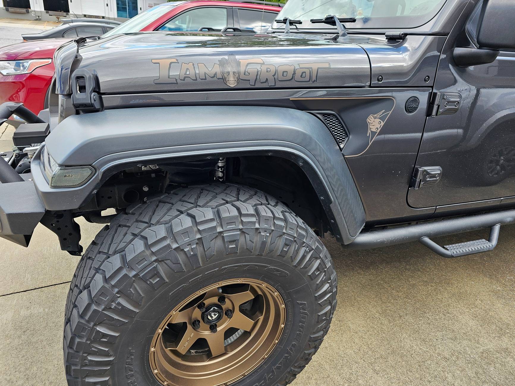 Jeep Gladiator Going with 37" tires(Maxis) was looking at FUEL Shok Rimms. debating 18x9 20mm or 20x9 20mm 20240927_150129