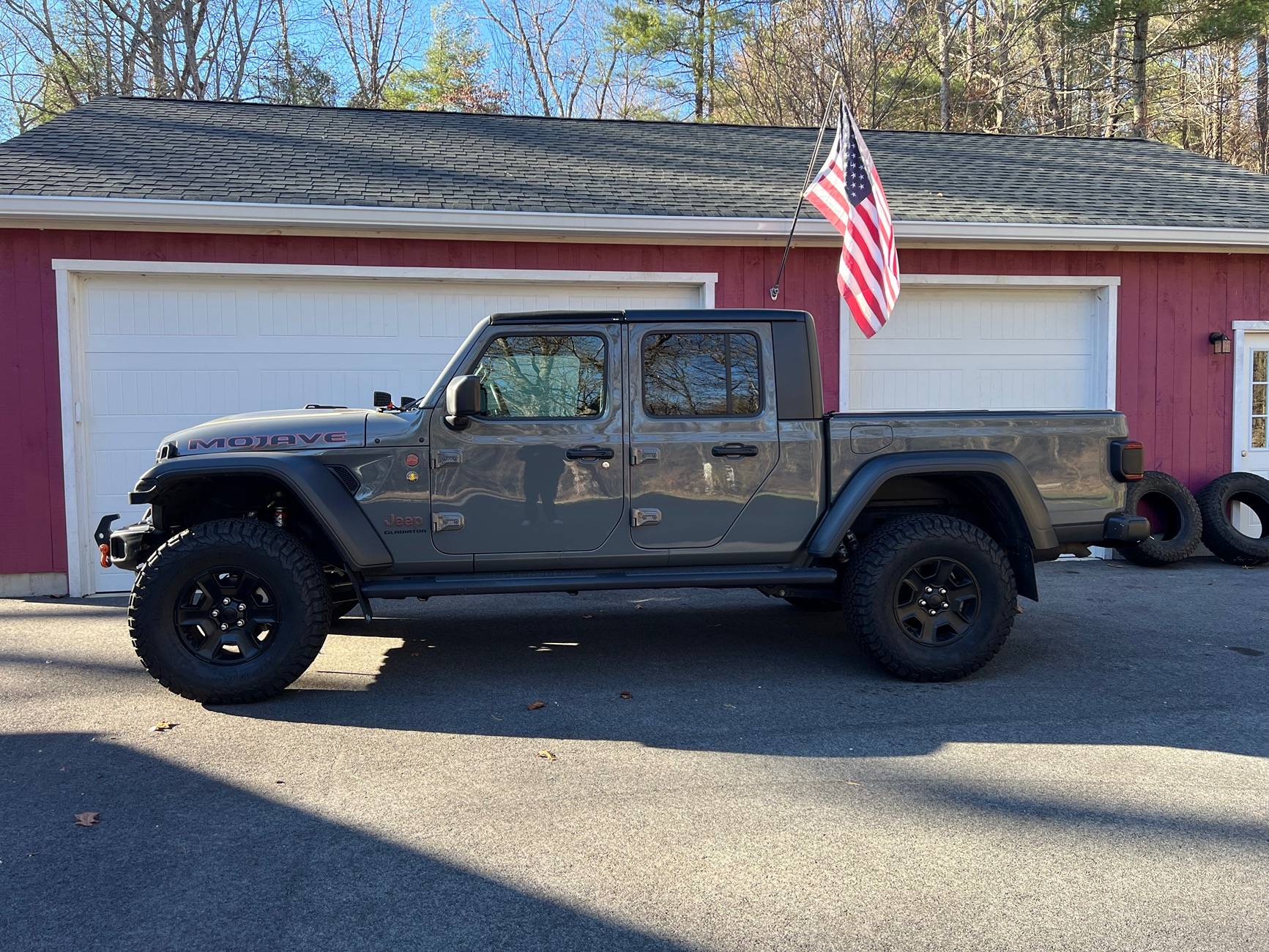 Jeep Gladiator Stock 33's (Falcon AT) to 35's (BFG KO2) 21' Mojave IMG_8597