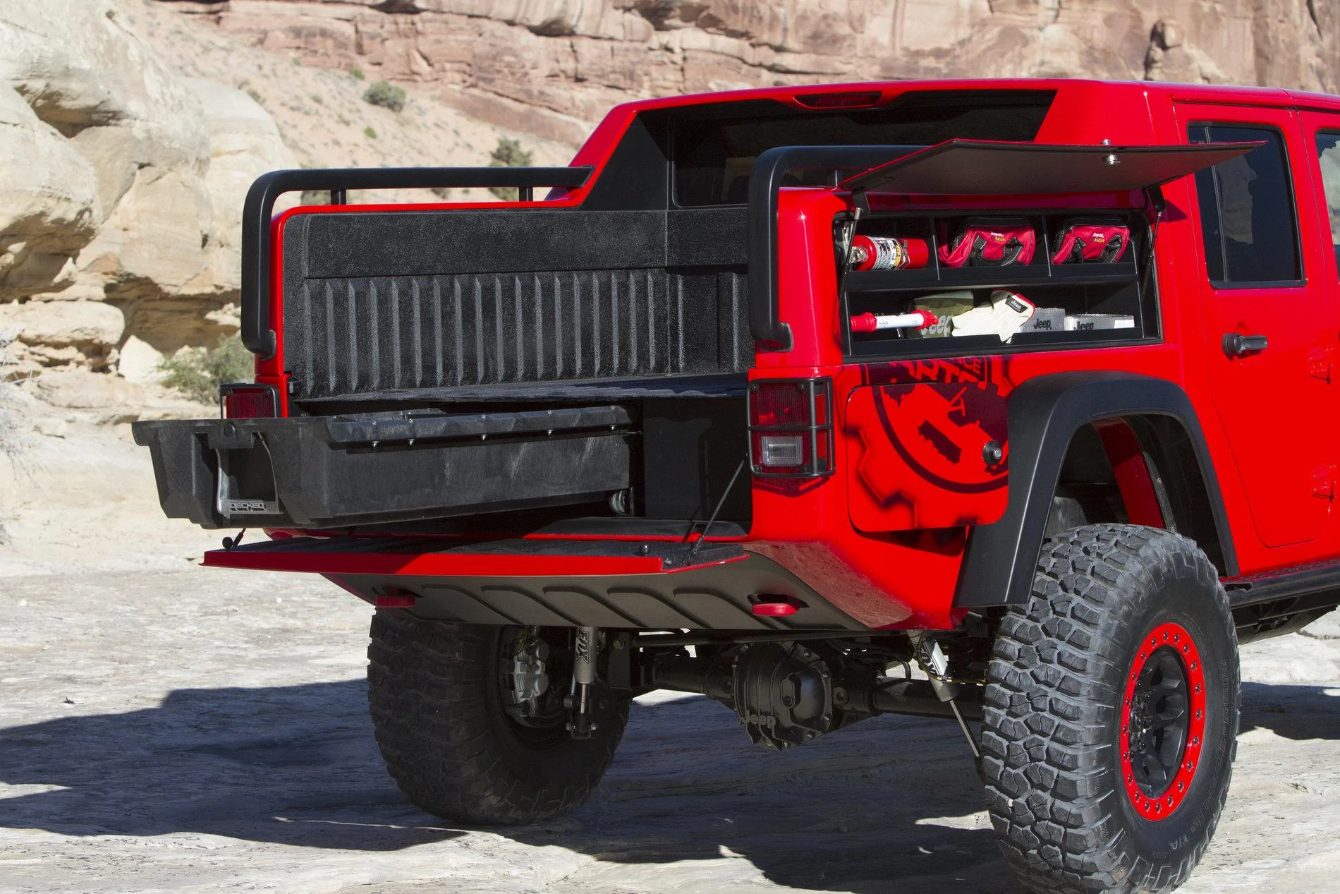 Jeep Gladiator Pickup bed features iur