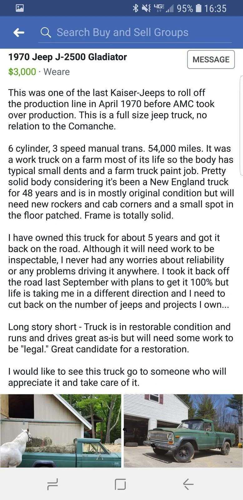 Jeep Gladiator Wish I had the ability to take on a project... 20180720_195945