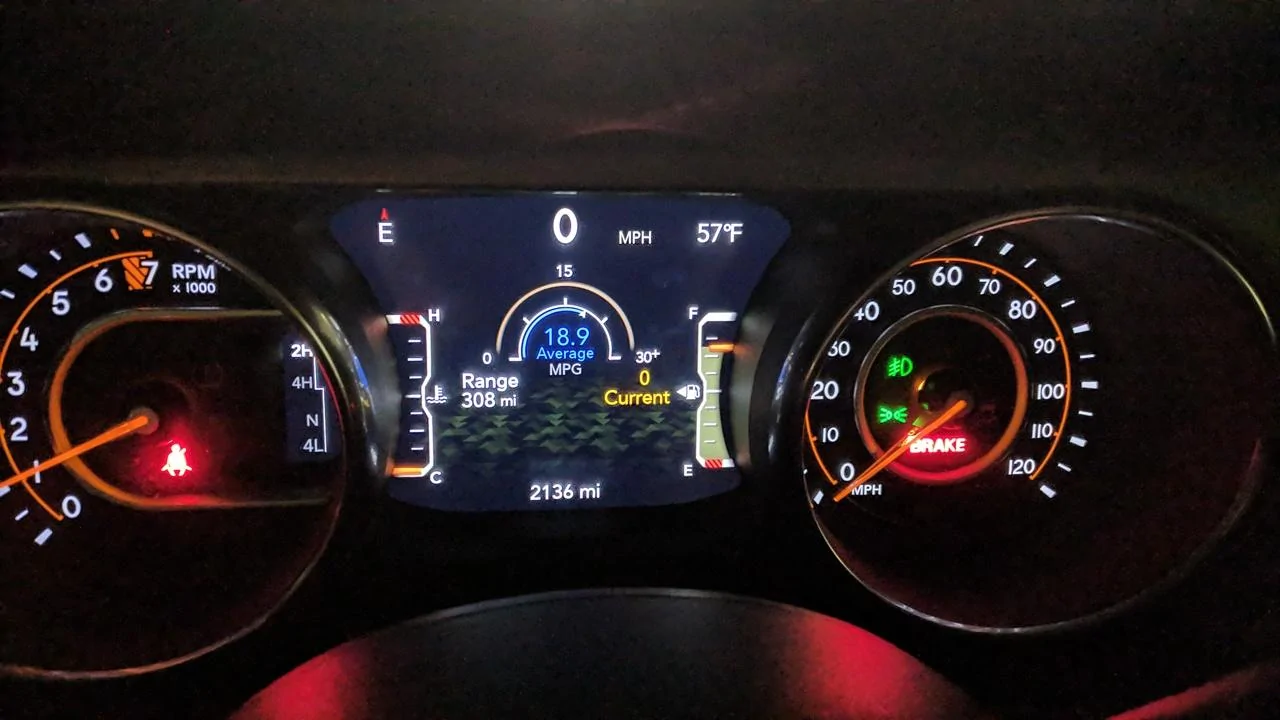 Jeep Gladiator What gas milage are you getting? IMG_20191022_192258