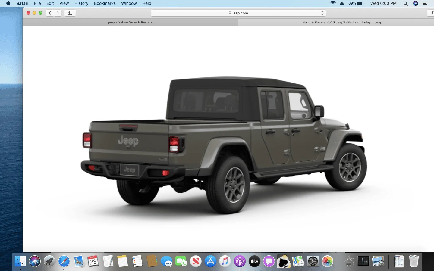 Jeep Gladiator Spotted: GATOR vs GOBI Gladiator! Screen Shot 2019-10-23 at 6.00.55 PM