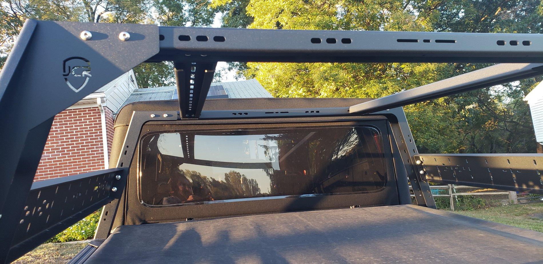 Jeep Gladiator Leitner vs JCR vs ? - Bed Racks 20191023_174200