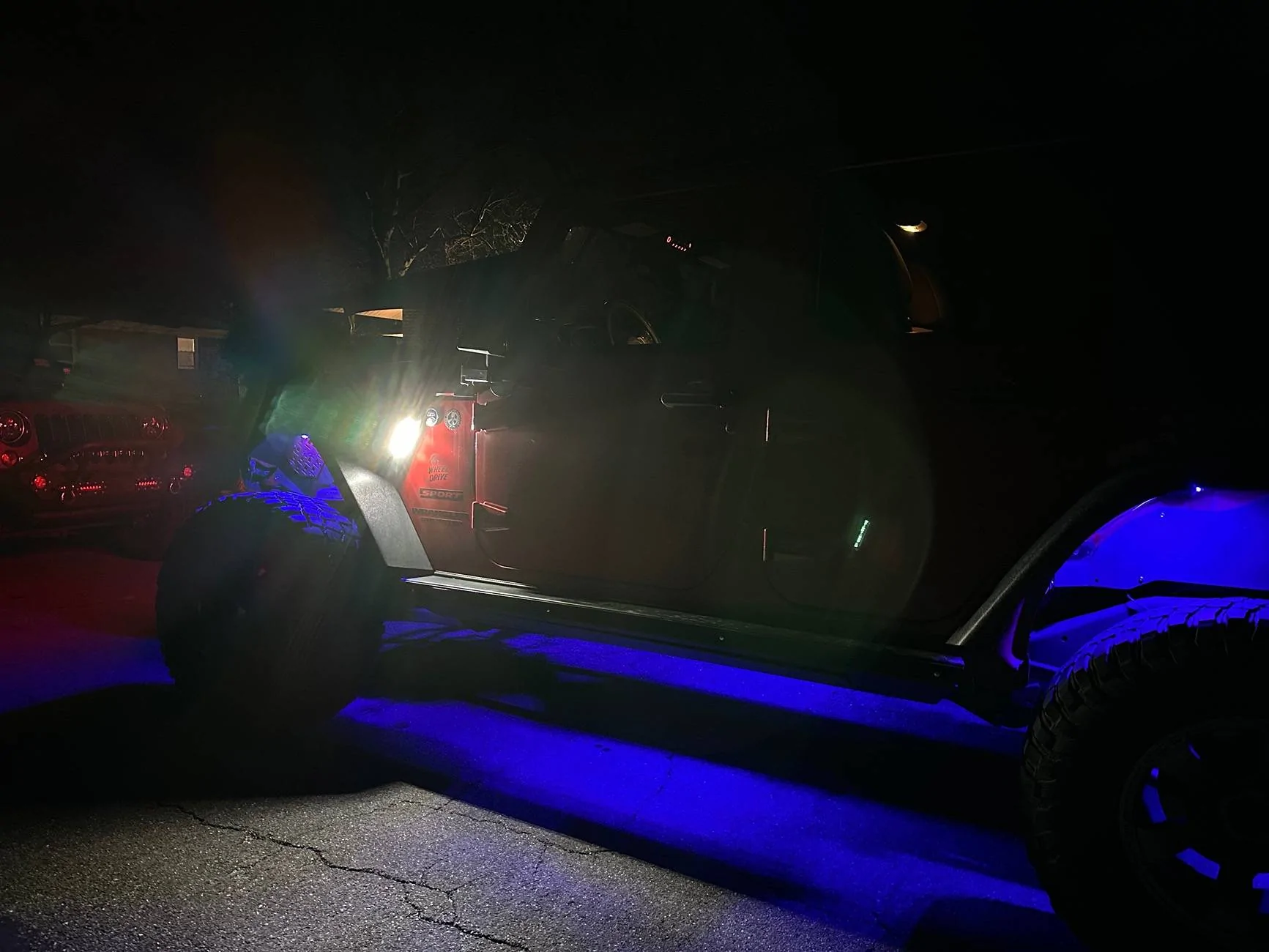 Jeep Gladiator Approach lighting IMG_1919
