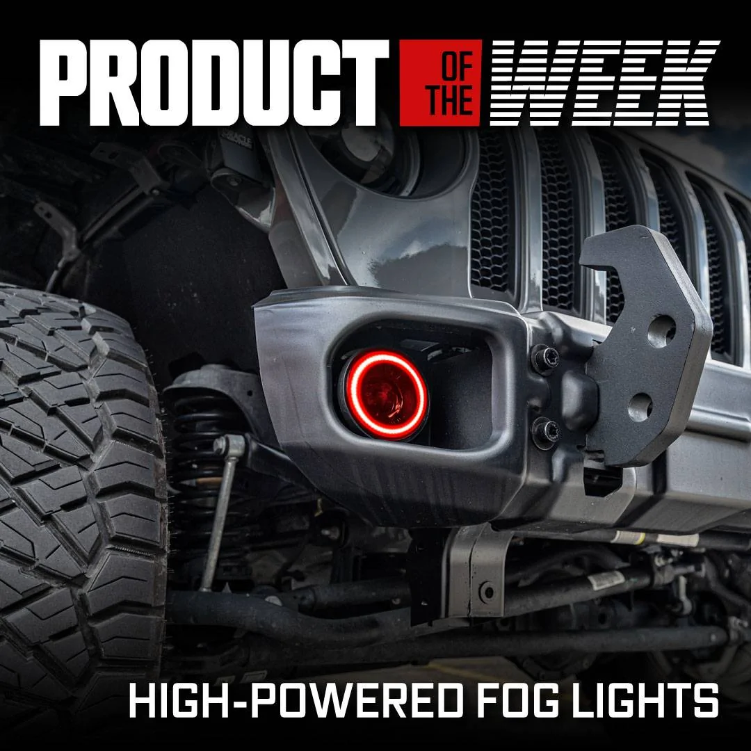 Jeep Gladiator Product of the Week: ORACLE Lighting High-Powered LED Fog Lights for Jeep Gladiator POTW-hpfogs-social