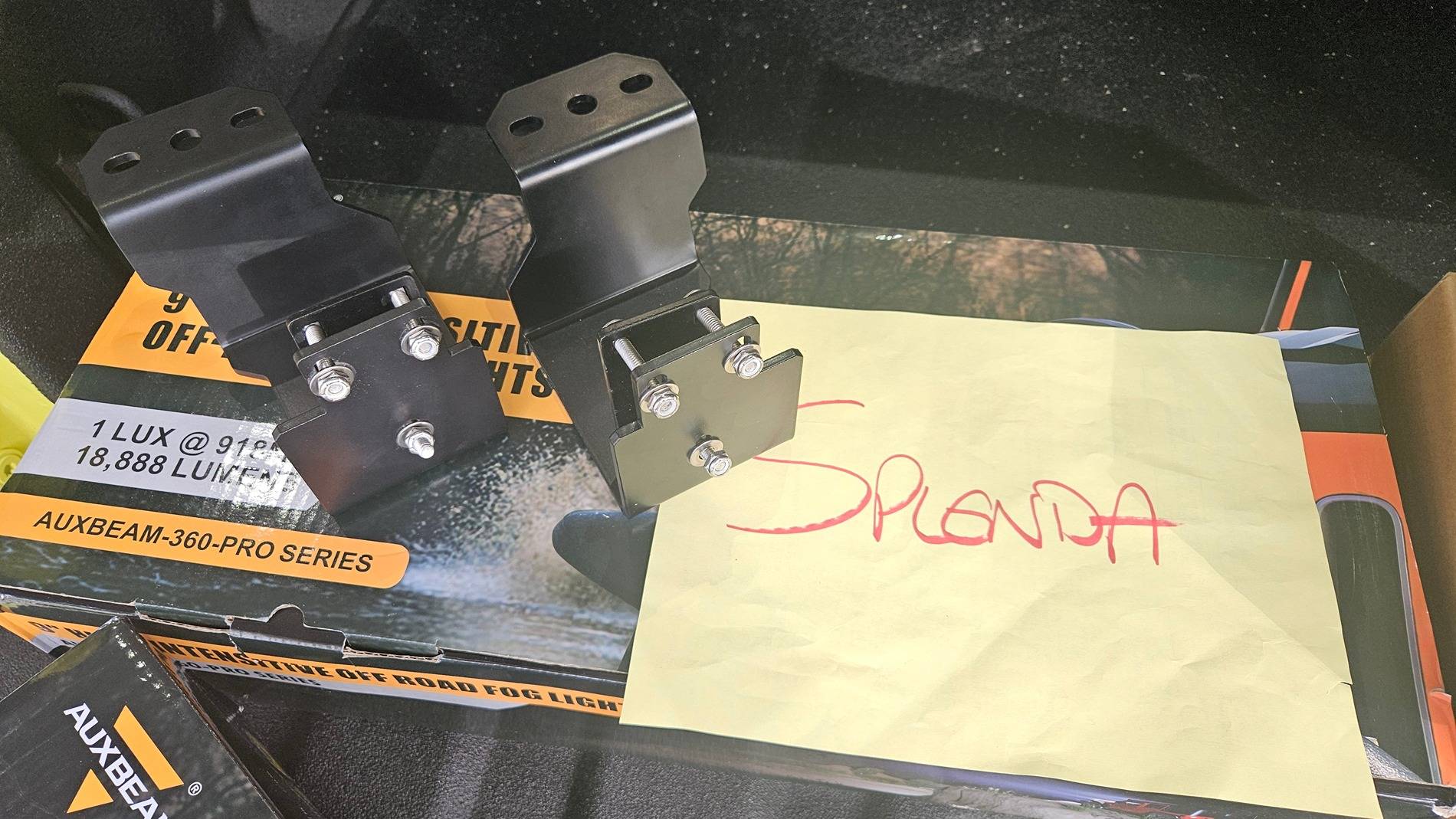 Jeep Gladiator Auxbeam 360 Pro Series 9 inch LED lights and Quadratec Light Mounts 20241113_091148
