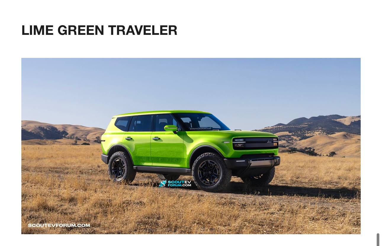 Jeep Gladiator Scout Traveler SUV & Terra Pickup Colors Previewed 🎨 IMG_0328
