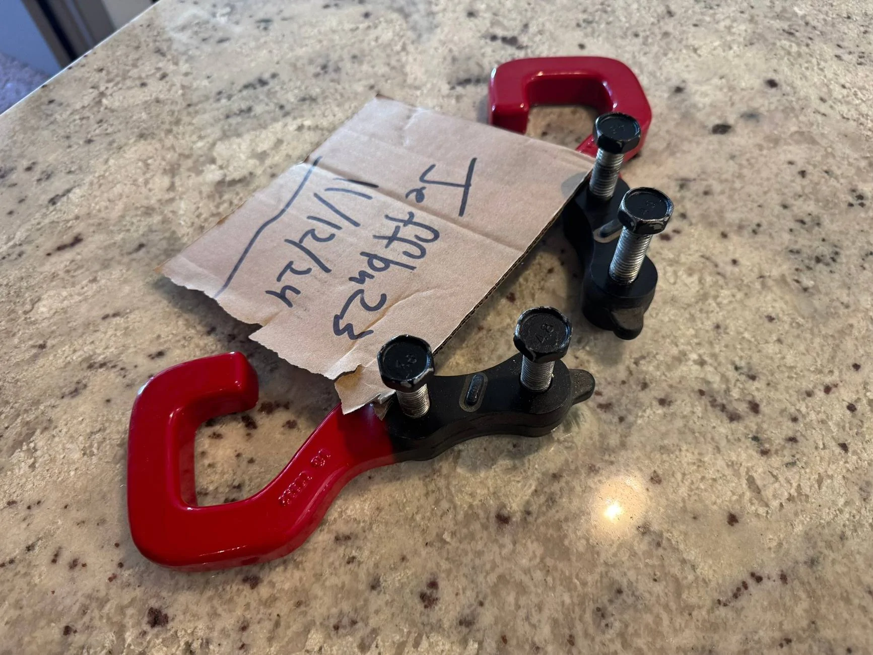 Jeep Gladiator Mopar Red Rear Tow Hooks for Jeep Gladiator JT IMG_5020