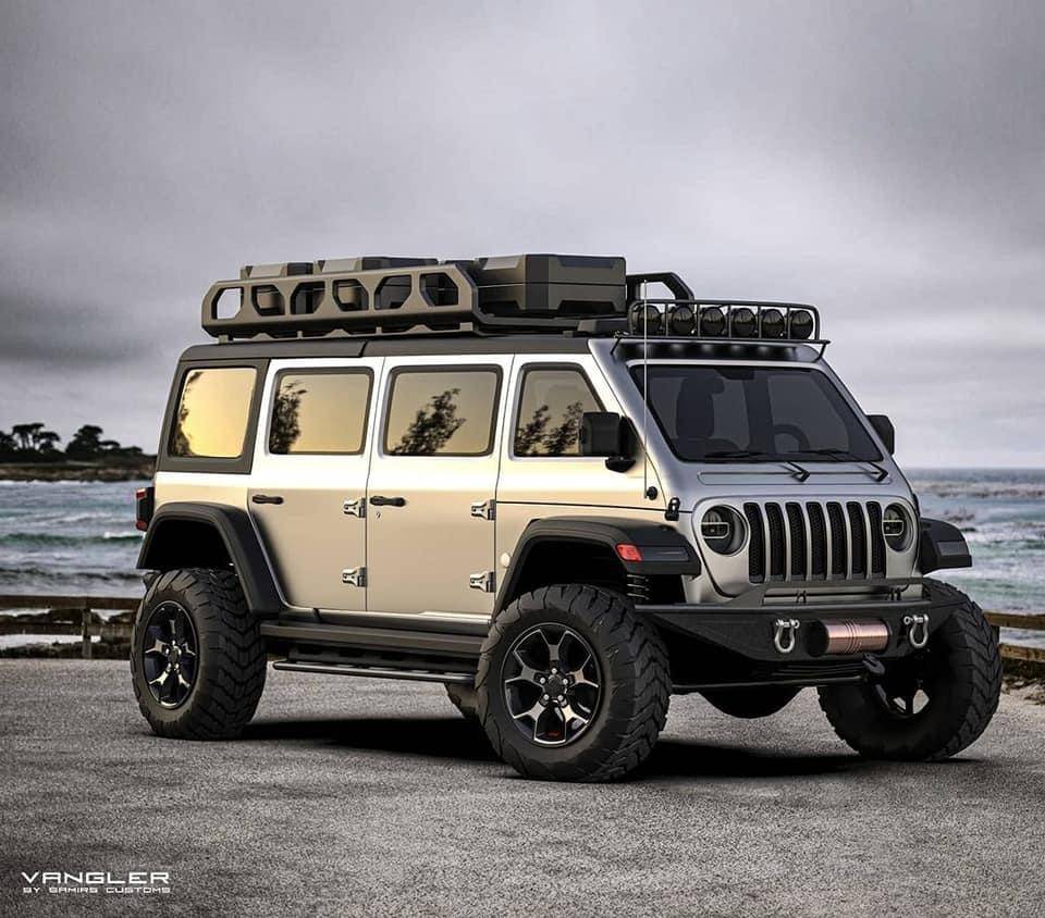 Jeep Gladiator But where would the engine go? Jeep Van "Vangler" concept. IMG_8038.JPG