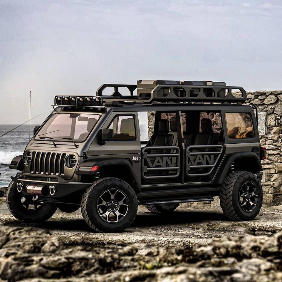 Jeep Gladiator But where would the engine go? Jeep Van "Vangler" concept. IMG_8042.JPG