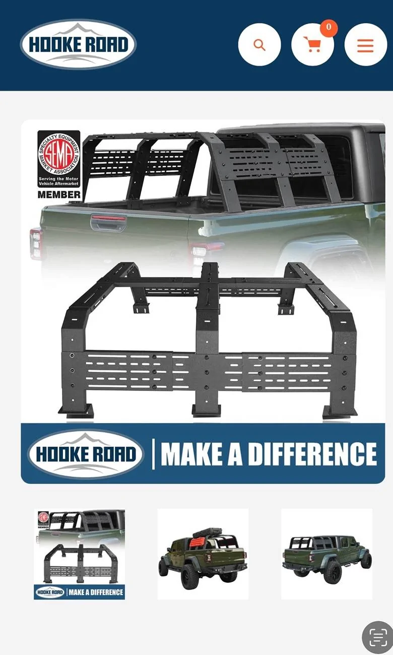 Jeep Gladiator Gladiator Bed Rack $400 IMG_5880