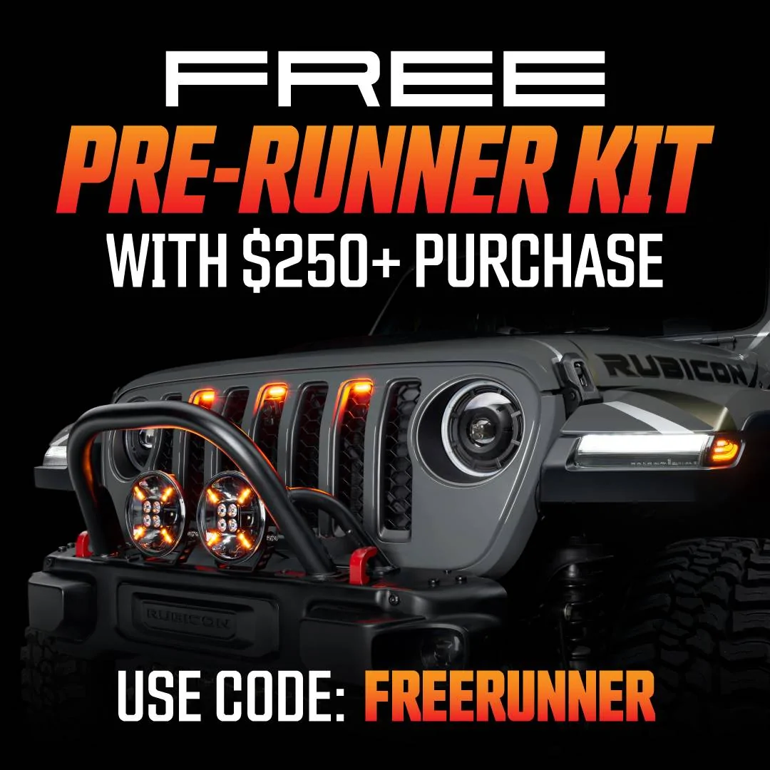 Jeep Gladiator FLASH SALE: Free ORACLE Lighting PRE_RUNNER Kit with $250 Purchase free-prerunner-squar
