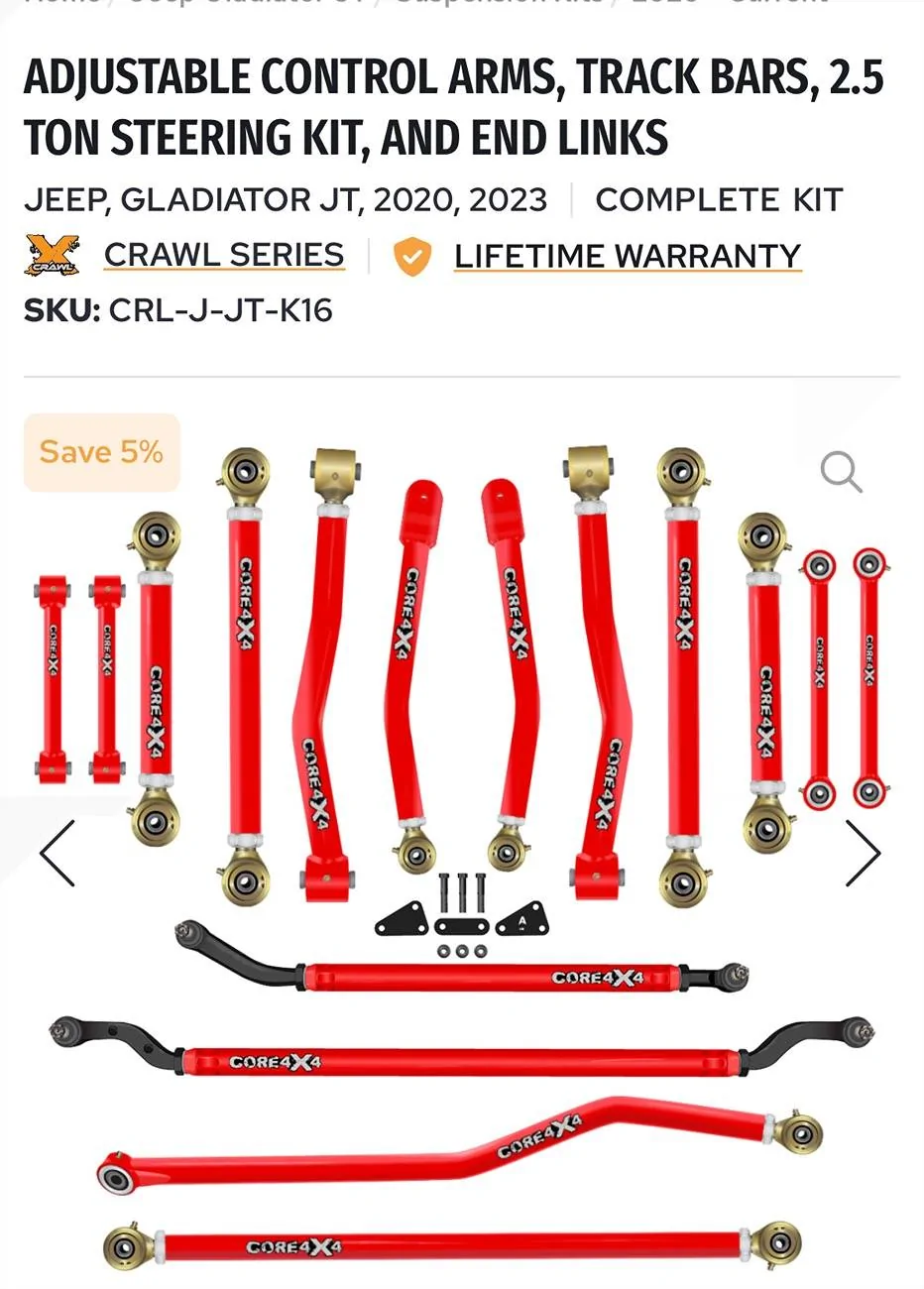 Jeep Gladiator CORE 4x4 components… so what else do I need? IMG_7818