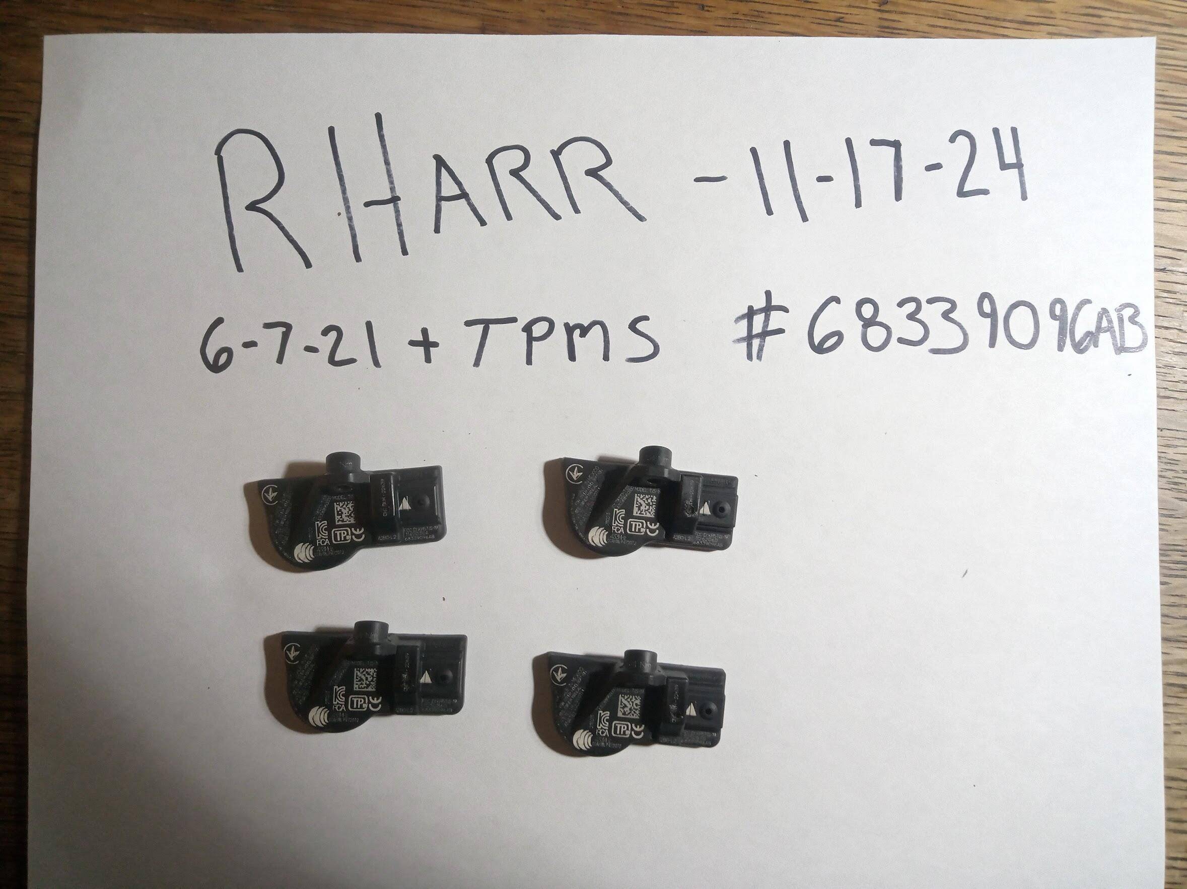 Jeep Gladiator 2021 + TPMS sensors for sale or trade 1732067724853-uw