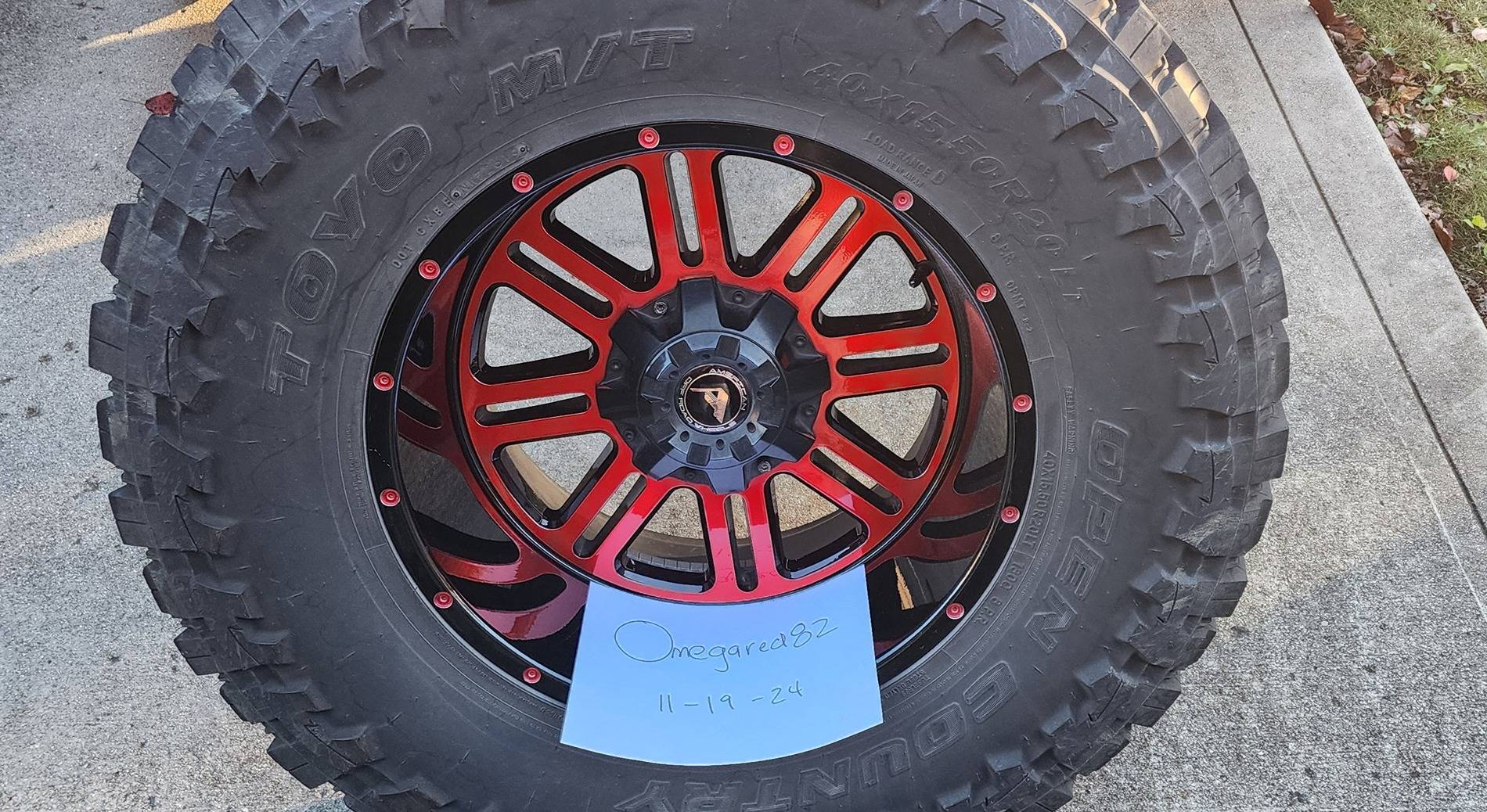 Jeep Gladiator 20x12 -44 American Off-road wheels w/TPMS's $650obo - tires not included Wheels2