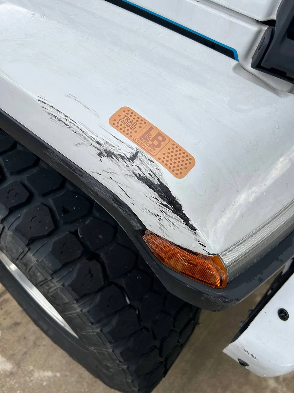 Jeep Gladiator Rear fender repair IMG_6063