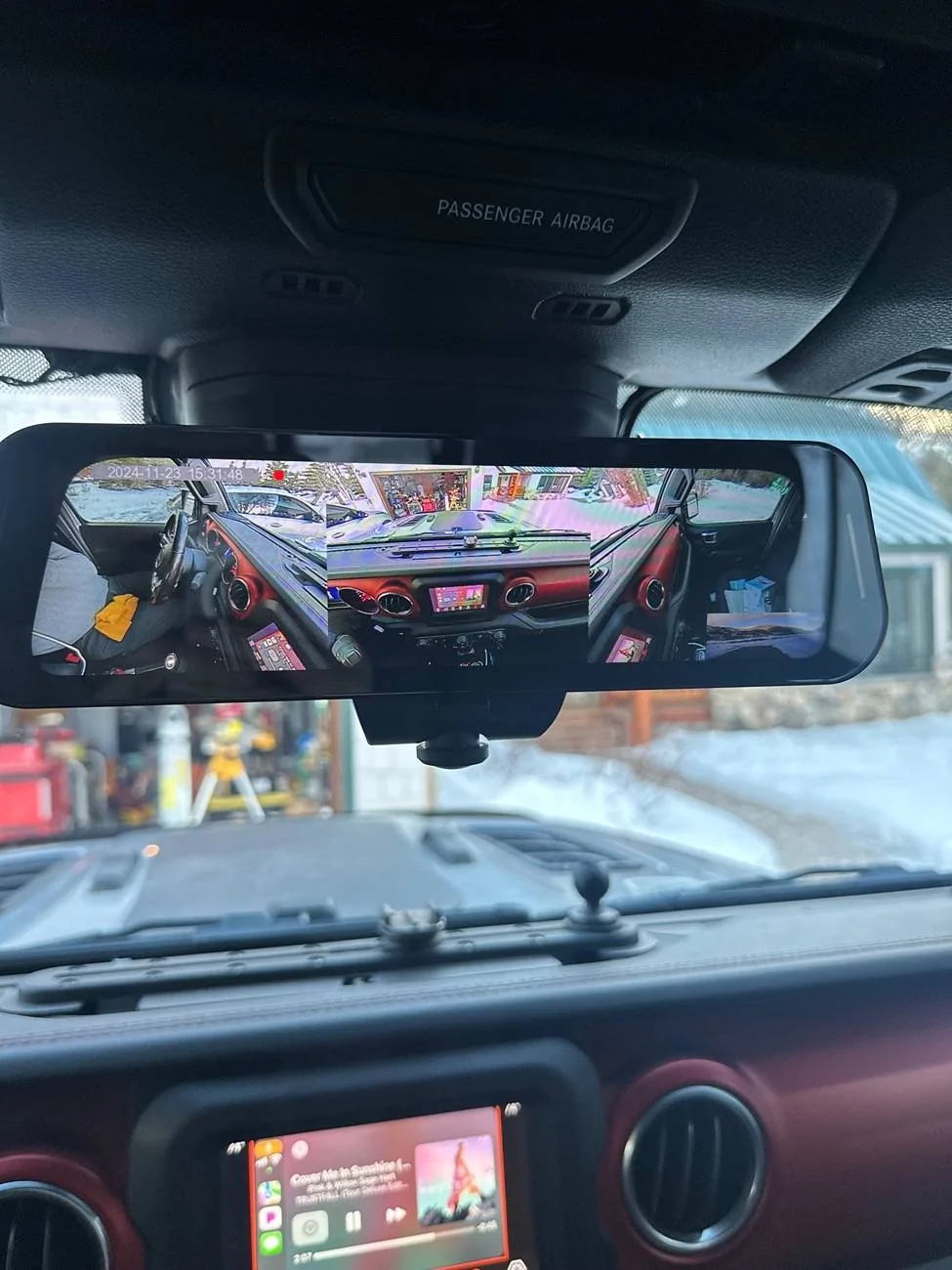 Jeep Gladiator Dash Cam Advice - Weather-Proof Rear Cam IMG_0858
