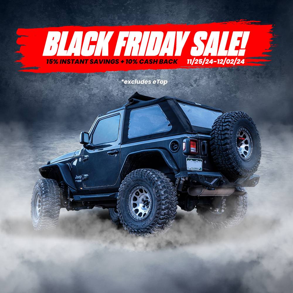 Jeep Gladiator Bestop's Black Friday Sales are here!! BFCM Updated 1000x1000_Phil (NO CTA)