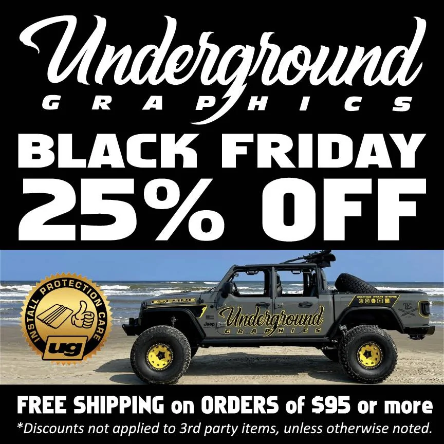 Jeep Gladiator UG Black Friday sale starts Wednesday! BF-Glad-24