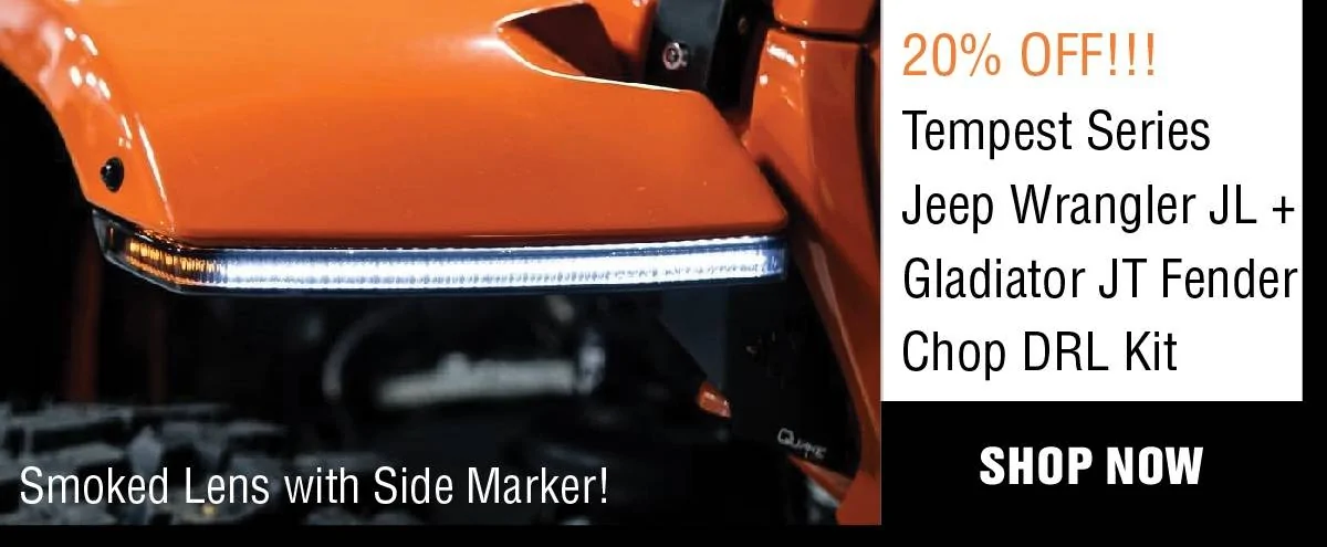Jeep Gladiator Quake LED's Weeklong Black Friday 20% Off Super SALE is Live TODAY! BF24_Email Products-106